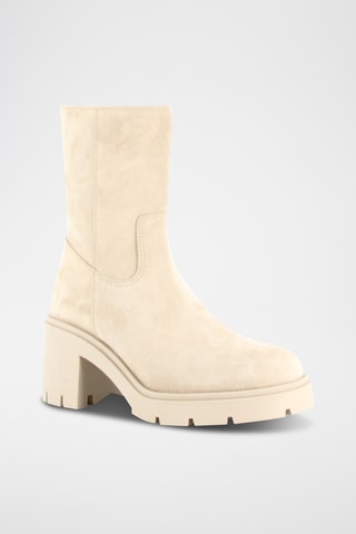 Botins em nobuck Amaya - Bege