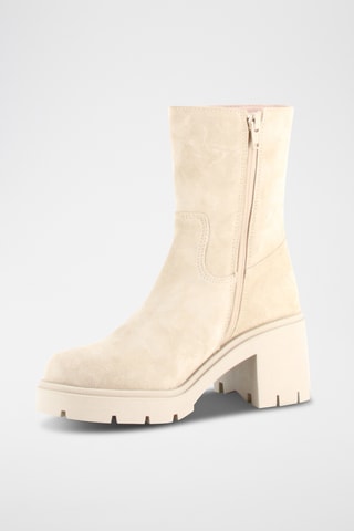 Botins em nobuck Amaya - Bege