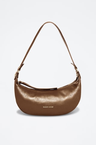 Sac porté épaule en cuir - Marron