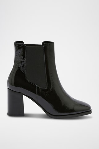Bottines Chelsea en cuir verni Chelsea - Noir