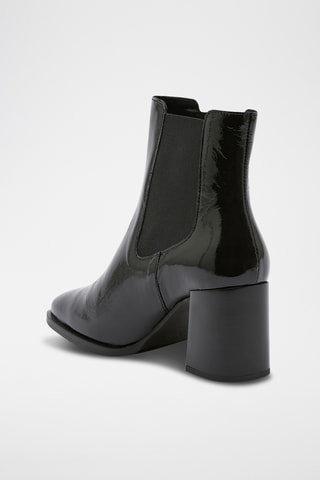 Bottines Chelsea en cuir verni Chelsea - Noir