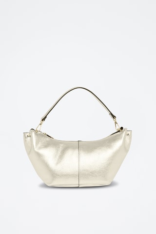Sac porté épaule en cuir - Doré