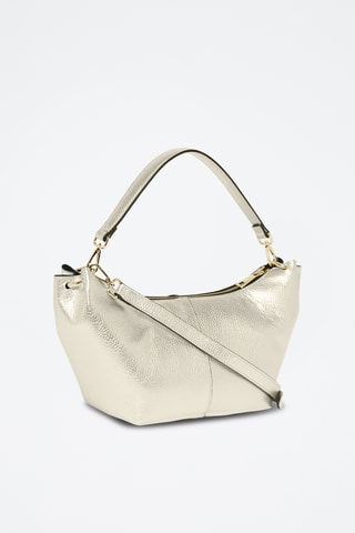 Sac porté épaule en cuir - Doré
