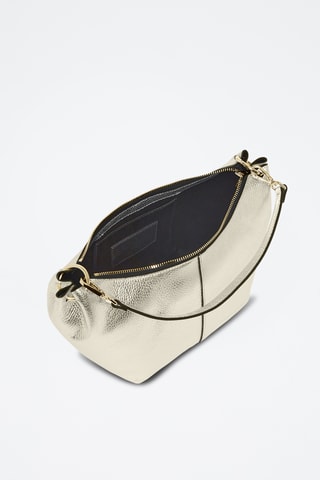 Sac porté épaule en cuir - Doré