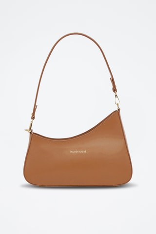 Sac porté épaule en cuir - Marron