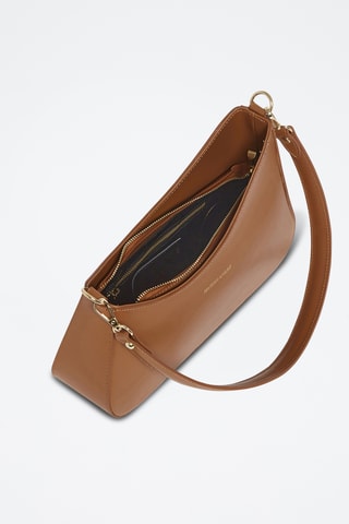 Sac porté épaule en cuir - Marron