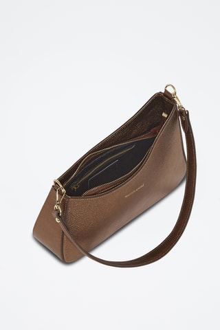 Sac porté épaule en cuir - Marron