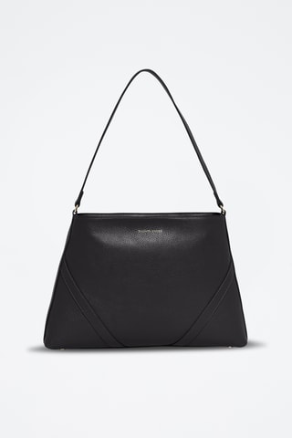 Sac porté épaule en cuir - Noir
