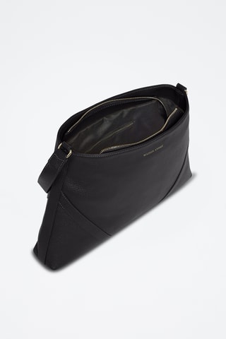 Sac porté épaule en cuir - Noir