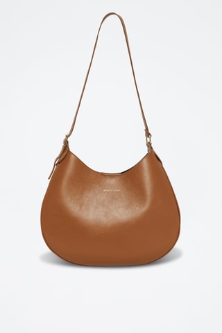 Sac bandoulière en cuir - Marron