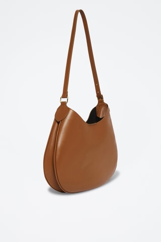 Sac bandoulière en cuir - Marron