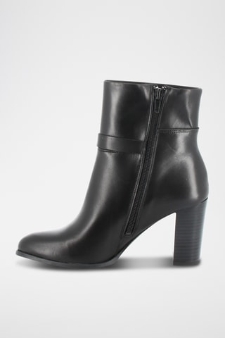 Botins em couro Idalena - Preto