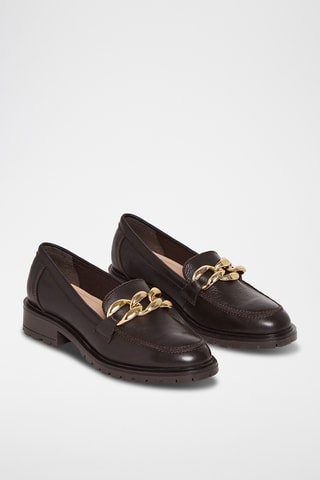 Mocassins en cuir Upi - Marron