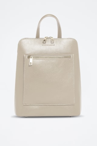 Sac à dos en cuir - Blanc