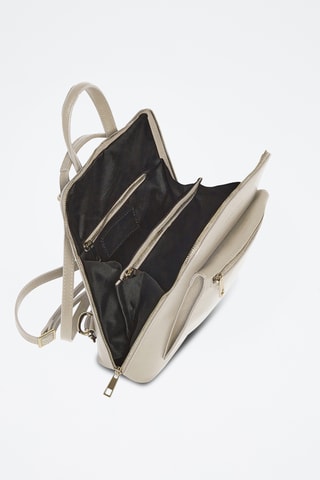 Sac à dos en cuir - Blanc