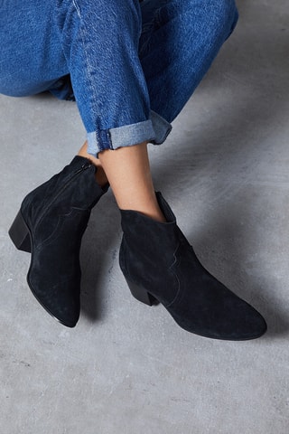 Botins em nobuck Montana - Preto