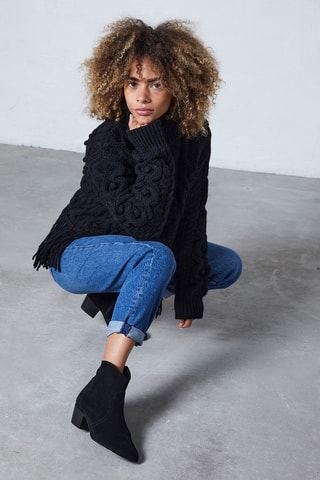 Botins em nobuck Montana - Preto