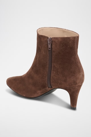 Bottines en nubuck Cypriane - Marron