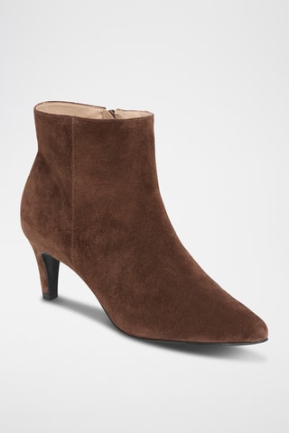Bottines en nubuck Cypriane - Marron