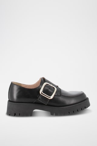 Derbys à boucle en cuir Classica - Noir