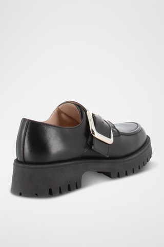 Derbys à boucle en cuir Classica - Noir