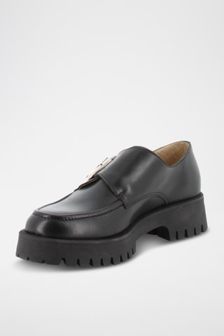 Derbys à boucle en cuir Classica - Noir