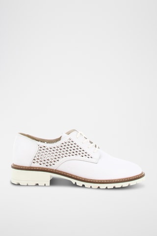 Derbys en cuir Julita - Blanc