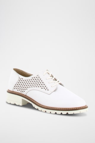 Derbys en cuir Julita - Blanc