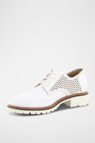 Derbys en cuir Julita - Blanc