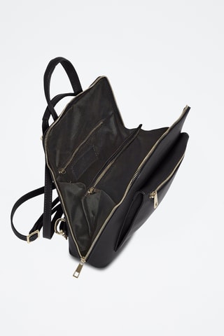 Sac à dos en cuir - Noir