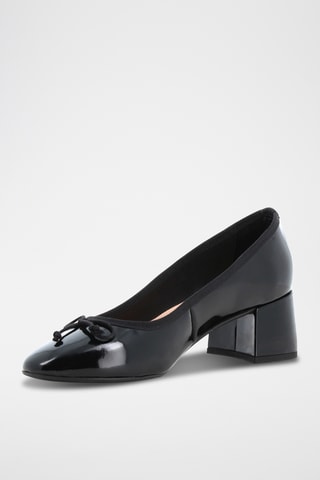 Escarpins en cuir verni Geniallissime - Noir