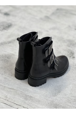 Bottines en cuir Argo - Noir