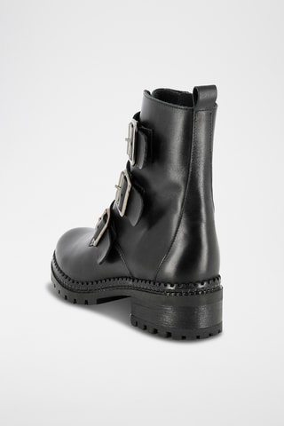 Bottines en cuir Argo - Noir