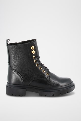 Botins em couro Marmotte - Preto