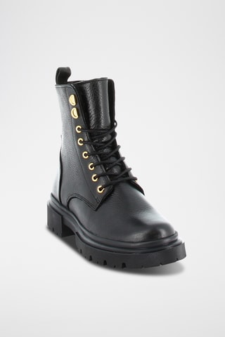 Botins em couro Marmotte - Preto