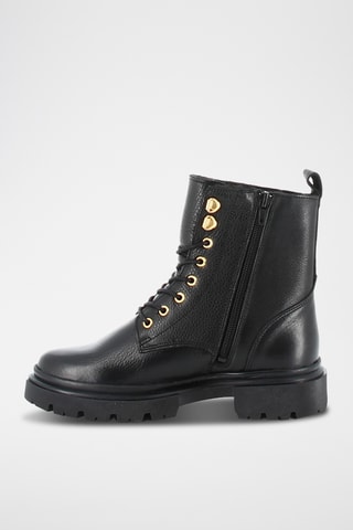 Botins em couro Marmotte - Preto