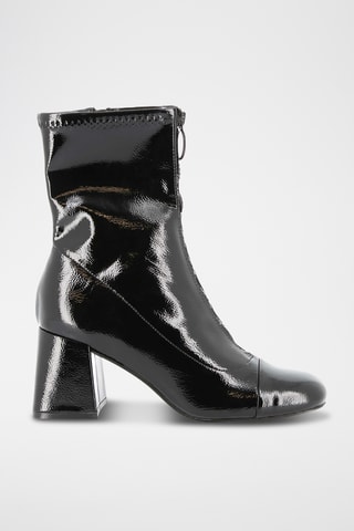 Botins envernizados Carlie - Preto