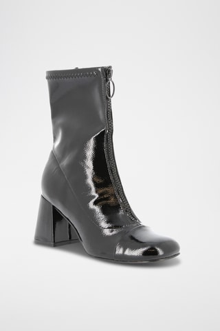 Botins envernizados Carlie - Preto