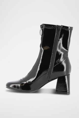Botins envernizados Carlie - Preto