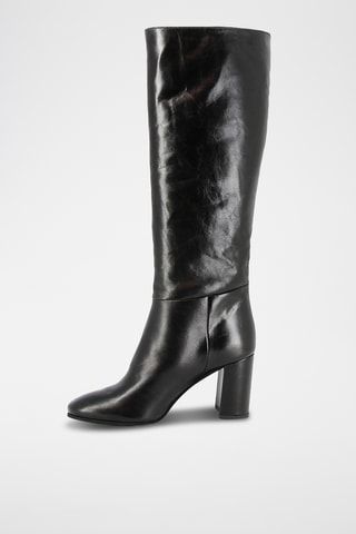 Bottes en cuir Talentueuse - Noir