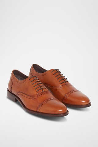 Richelieus en cuirha - Marron