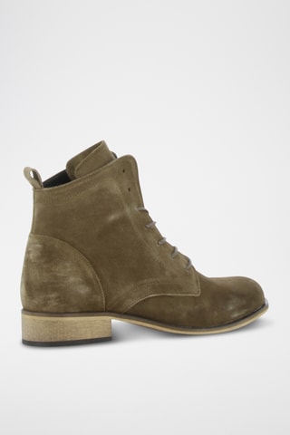 Botins em raspa de couro nobuck Godillot - Caqui