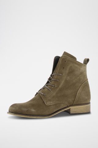 Botins em raspa de couro nobuck Godillot - Caqui