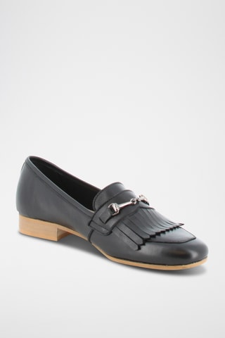Mocassins en cuir Cinthya - Noir