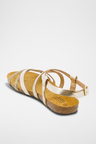 Sandales en cuir Atlass - Doré