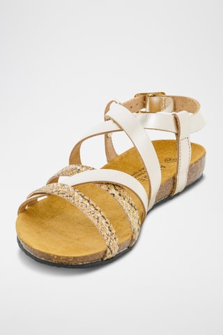 Sandales en cuir Atlass - Doré