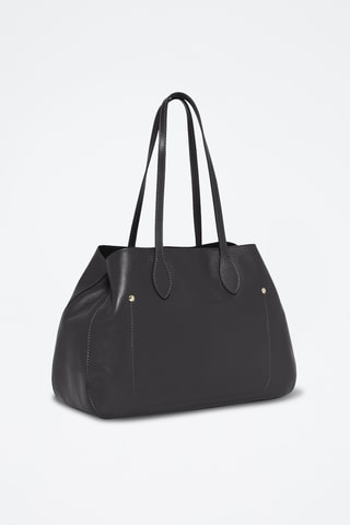 Cabas en cuir - Noir