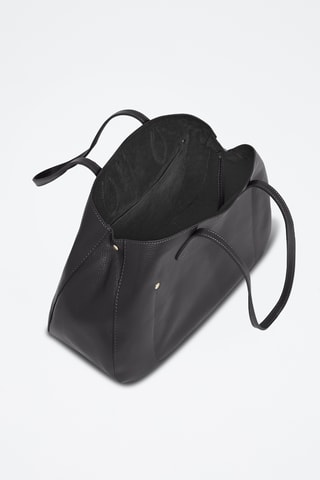 Cabas en cuir - Noir