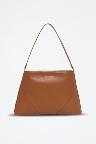 Sac porté épaule en cuir - Marron