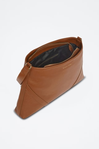 Sac porté épaule en cuir - Marron